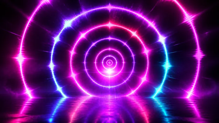 Vista real del preset Neon Pulse